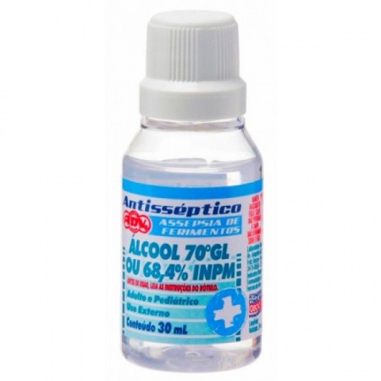 Álcool 70%  30 ml ADV